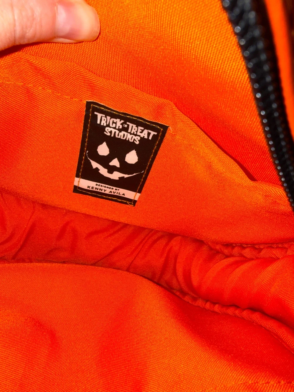 Trick or treat studios Halloween Pumpkin 1978 Crossbody Bag  - Orange 10x10x4